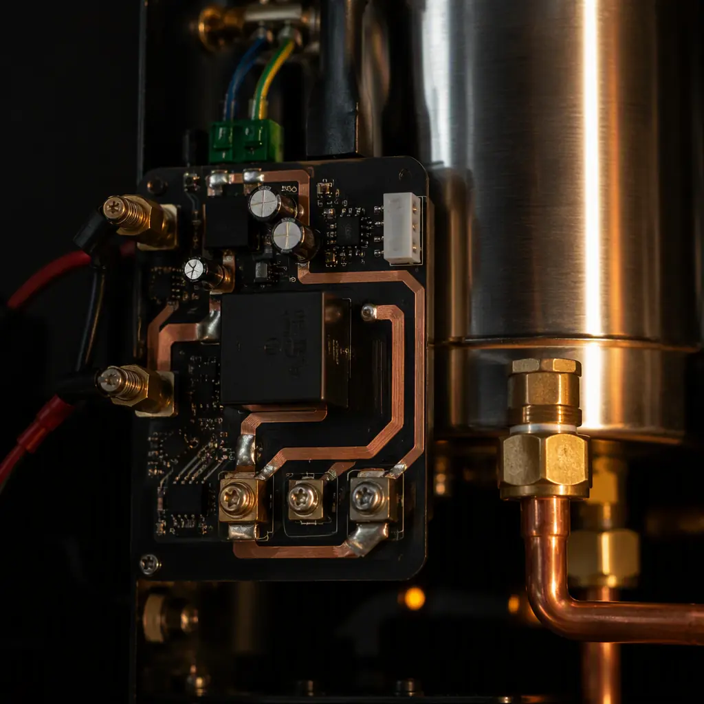 Espresso machine PCB main control board with boiler heater relay interface