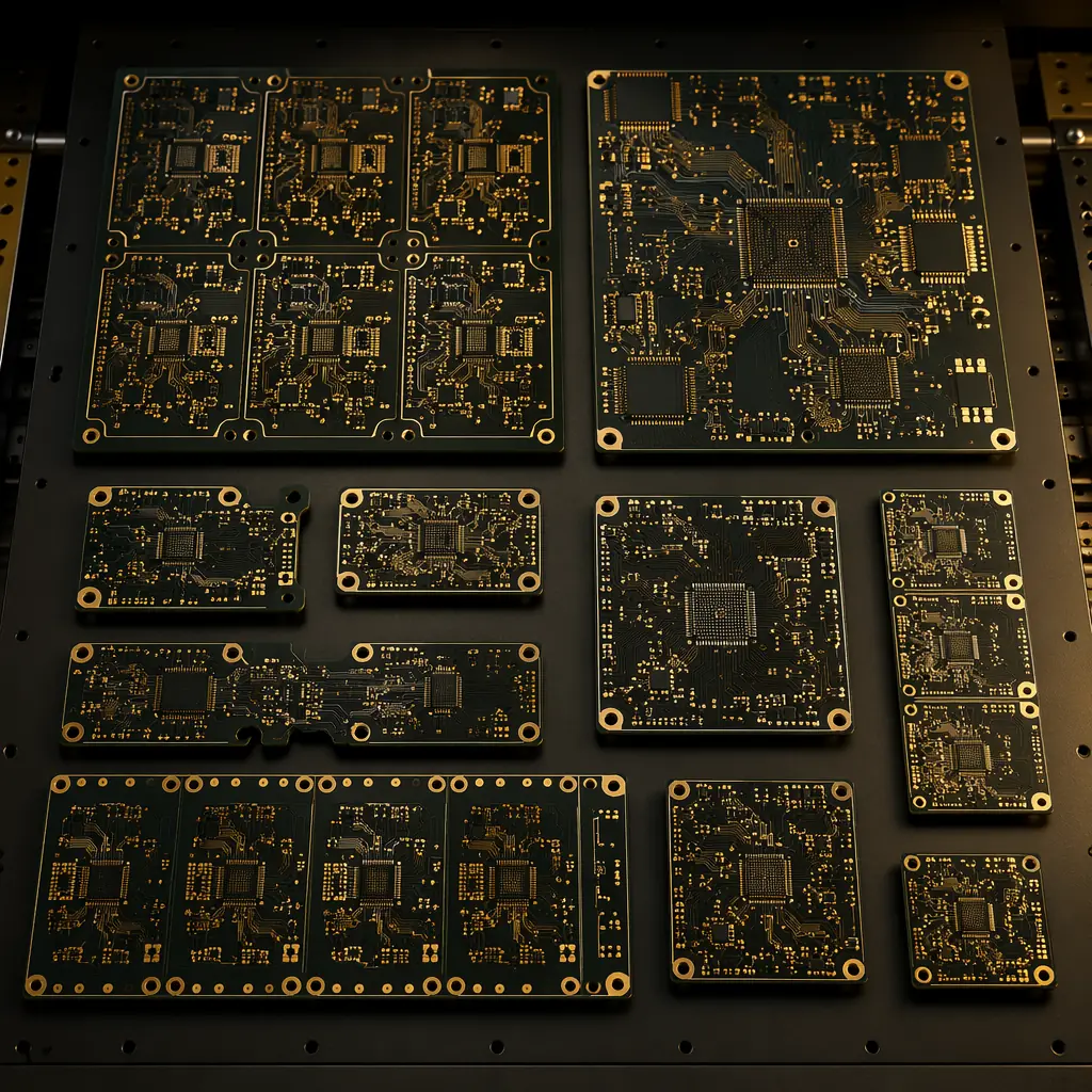 PCB manufacturing cost breakdown visualization showing layers, materials, and process factors
