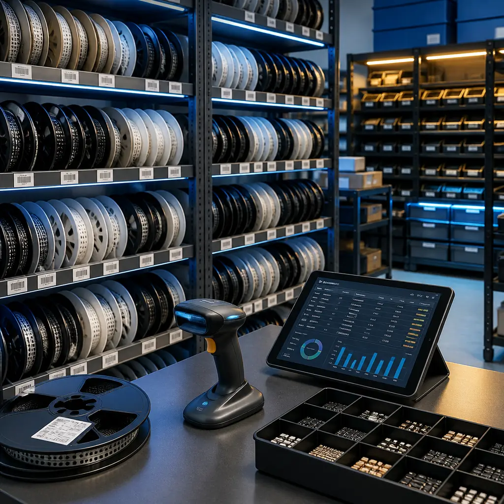 Component inventory management and BOM validation process for turnkey PCB assembly