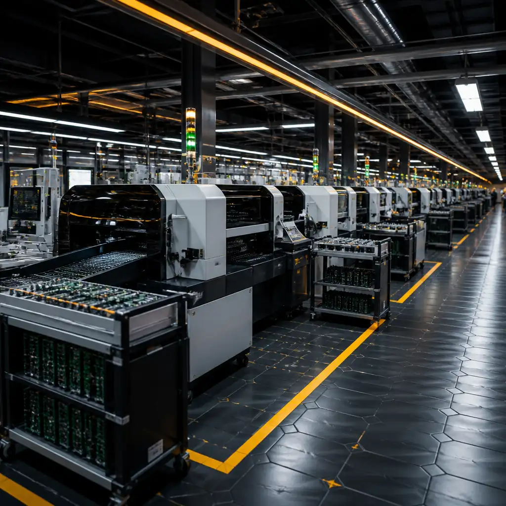 High-speed SMT assembly lines