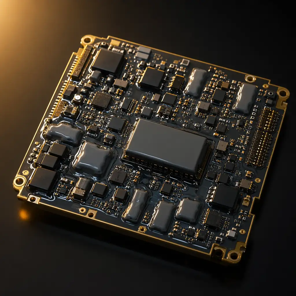 Gold finger edge connector PCB