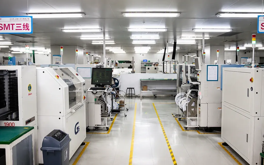 Huaxing SMT workshop floor — assembly line 3