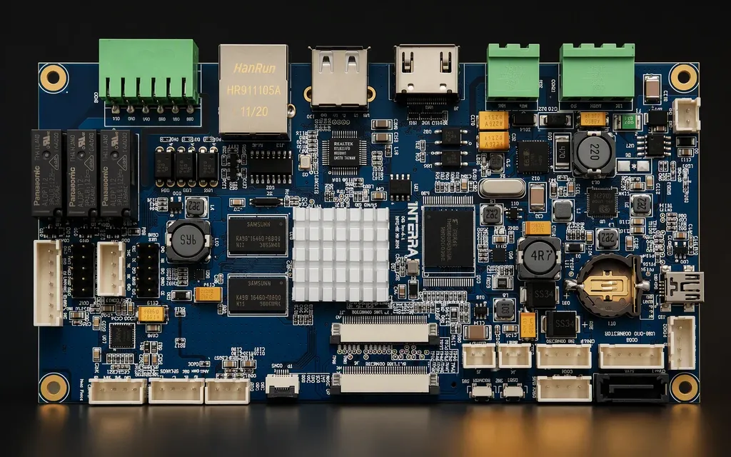 Industrial control board with heatsink — automotive reference build